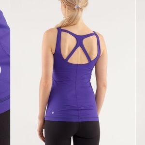 LULULEMON optimal tank bruised berry Sz 8